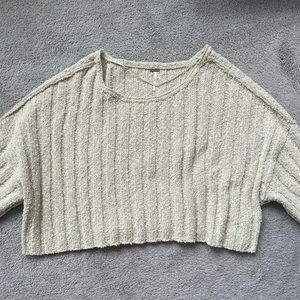Free People Cream Sweater